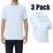 Zfeel ZF910 High Performance Dry Fit Polyester Shirt – Light Blue, 3-Pack, Blank Arts and Craft Tee.